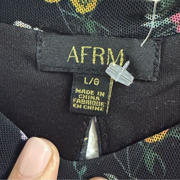 AFRM X Nordstrom Spring Garden Ditsy Dress Size Large - Picture 3 of 3